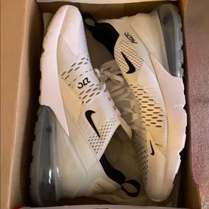 Nike Air Max 270 7 Youth GS WHITE BLACK